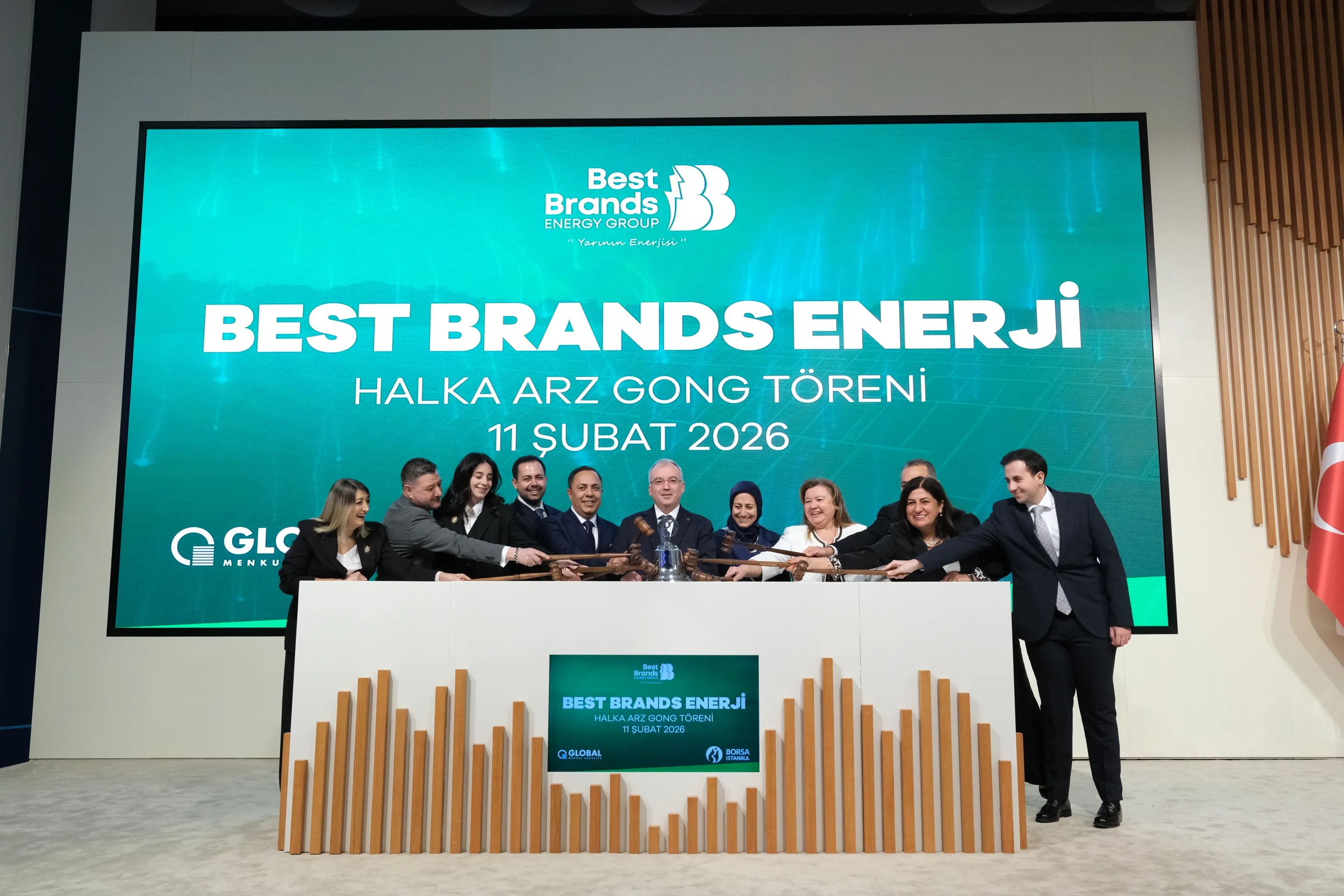 Borsa İstanbul'da gong Best Brands Enerji için çaldı!